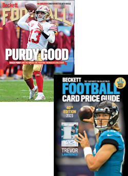 1-Year Beckett Football Subscription + Beckett Football Card Price Guide Issue #40